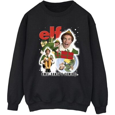 Elf Bluza Damska / Damska Buddy Collage (M / Czarny) Elf Bluza Damska / Damska Buddy Collage (M / Czarny)
