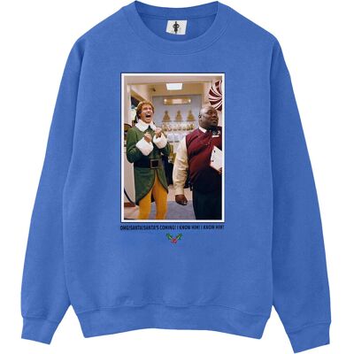 Elf Bluza Damska / Damska OMG Santa Photo (XL 8,5-9 / Lazurowy) Elf Bluza Damska / Damska OMG Santa Photo (XL 8,5-9 / Lazurowy)