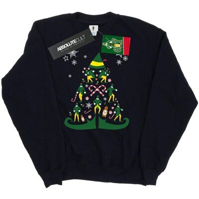 Elf Bluza Damska / Damska Z Choinką (M / Czarny) Elf Bluza Damska / Damska Z Choinką (M / Czarny)