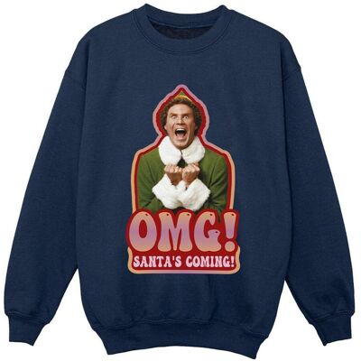 Elf Bluza Damska Santa's Coming (3XL / Granatowy) Elf Bluza Damska Santa's Coming (3XL / Granatowy)