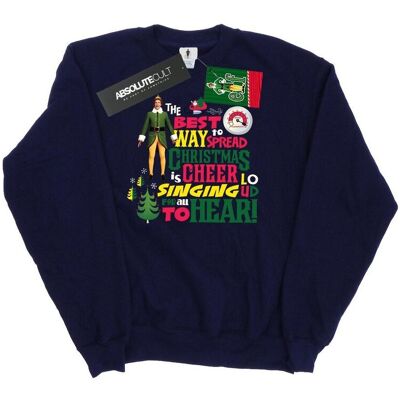 Elf Bluza Świąteczna Dla Kobiet I Pań (XL 8,5-9 / Granatowy) Elf Bluza Świąteczna Dla Kobiet I Pań (XL 8,5-9 / Granatowy)