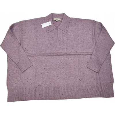 Inny producent Fioletowy sweter damski LOFT S Inny producent Fioletowy sweter damski LOFT S