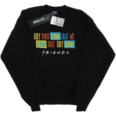 Friends Bluza Damska They Don't Know Script (XL 8,5-9 / Czarny) Friends Bluza Damska They Don't Know Script (XL 8,5-9 / Czarny)