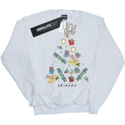 Friends Bluza Damska Z Choinką Bożonarodzeniową (S (52-55 Cm) / Ciepły Biały) Friends Bluza Damska Z Choinką Bożonarodzeniową (S (52-55 Cm) / Ciepły Biały)