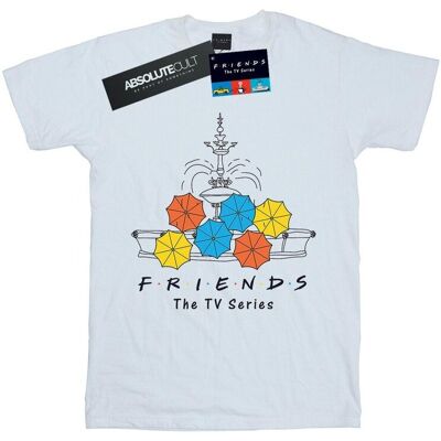 Friends Koszulka Damska / Damska Fountain And Umbrellas Cotton Boyfriend T-Shirt (S (52-55 Cm) / Ciepły Biały) Friends Koszulka Damska / Damska Fountain And Umbrellas Cotton Boyfriend T-Shirt (S (52-55 Cm) / Ciepły Biały)