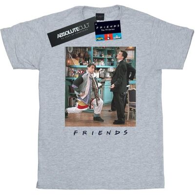 Friends Koszulka Damska / Damska Joey Lunges Cotton Boyfriend T-Shirt (S (52-55 Cm) / Jasnoszary) Friends Koszulka Damska / Damska Joey Lunges Cotton Boyfriend T-Shirt (S (52-55 Cm) / Jasnoszary)