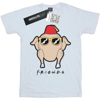 Friends Koszulka Damska / Damska Sunglasses Turkey Cotton Boyfriend T-Shirt (XXXXXS / Ciepły Biały) Friends Koszulka Damska / Damska Sunglasses Turkey Cotton Boyfriend T-Shirt (XXXXXS / Ciepły Biały)