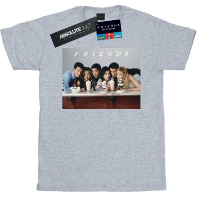 Friends Koszulka Damska / Damska Ze Zdjęciem Grupowym Milkshakes Cotton Boyfriend T-Shirt (S (52-55 Cm) / Jasnoszary) Friends Koszulka Damska / Damska Ze Zdjęciem Grupowym Milkshakes Cotton Boyfriend T-Shirt (S (52-55 Cm) / Jasnoszary)