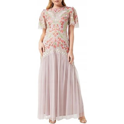 Inny producent FROCK&FRILL; SUKIENKA MAXI ROZKLOSZOWANA TIULOWA Z HAFTEM 38 1J2A Inny producent FROCK&FRILL; SUKIENKA MAXI ROZKLOSZOWANA TIULOWA Z HAFTEM 38 1J2A