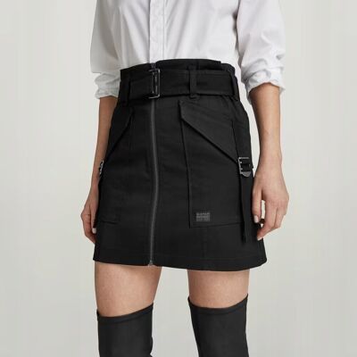 Inny producent G STAR RAW CZARNA PROSTA SPÓDNICA Z PASKIEM PRZED KOLANO 30 6FA Inny producent G STAR RAW CZARNA PROSTA SPÓDNICA Z PASKIEM PRZED KOLANO 30 6FA