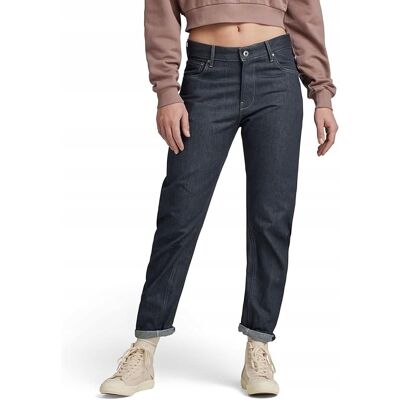 Inny producent G-STAR RAW GRANATOWE JEANSY RURKI Z NISKIM STANEM I PRZETARCIAMI 30/30 7BA Inny producent G-STAR RAW GRANATOWE JEANSY RURKI Z NISKIM STANEM I PRZETARCIAMI 30/30 7BA