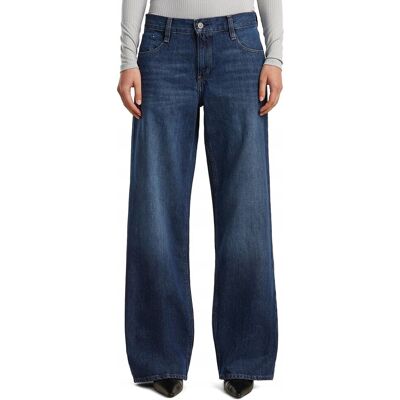 Inny producent G-STAR RAW JEANSY RURKI Z PRZETARCIAMI W NIEBIESKIM ODCIENIU 25/30 17BA Inny producent G-STAR RAW JEANSY RURKI Z PRZETARCIAMI W NIEBIESKIM ODCIENIU 25/30 17BA