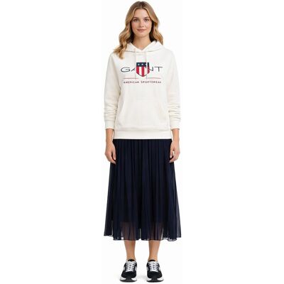 Inny producent GANT ECRU BLUZA Z KAPTUREM Z DUŻYM NADRUKIEM NA PRZODZIE S 1I3A Inny producent GANT ECRU BLUZA Z KAPTUREM Z DUŻYM NADRUKIEM NA PRZODZIE S 1I3A
