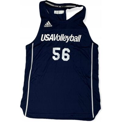 Granatowy top damski 56 ADIDAS USA VOLLEYBALL S Granatowy top damski 56 ADIDAS USA VOLLEYBALL S