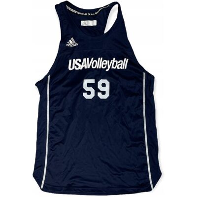 Granatowy top damski 59 ADIDAS USA VOLLEYBALL M Granatowy top damski 59 ADIDAS USA VOLLEYBALL M