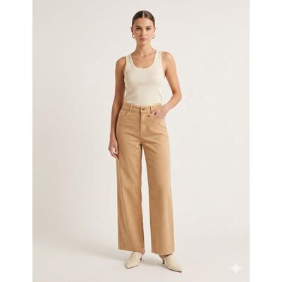 Inny producent GUESS BEŻOWE SPODNIE CASUAL PROSTE WYSOKI STAN LYOCELL 29/32 GGA Inny producent GUESS BEŻOWE SPODNIE CASUAL PROSTE WYSOKI STAN LYOCELL 29/32 GGA