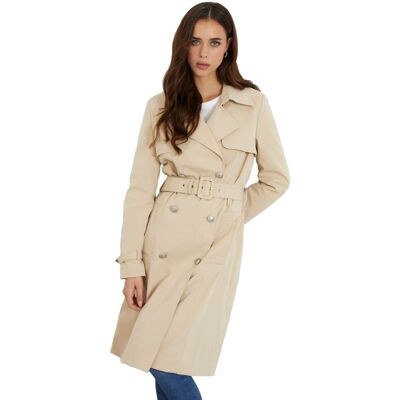 Guess Beżowy Damski Płaszcz Trencz Wiosenny Xl Guess Beżowy Damski Płaszcz Trencz Wiosenny Xl