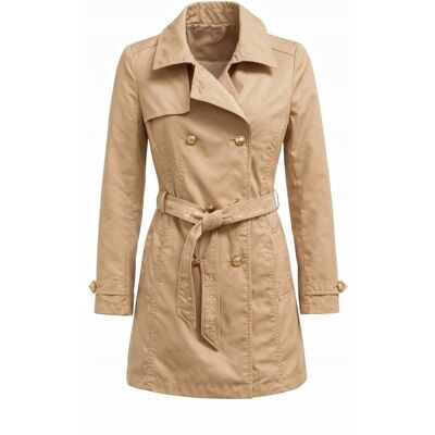 Inny producent GUESS BEŻOWY PŁASZCZ PARKA DWURZĘDOWY Z PASKIEM 167 FTA Inny producent GUESS BEŻOWY PŁASZCZ PARKA DWURZĘDOWY Z PASKIEM 167 FTA