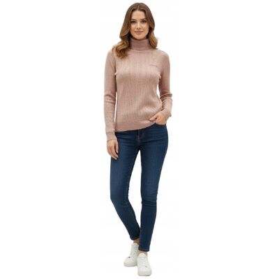 Inny producent GUESS BEŻOWY SWETER Z DŁUGIM RĘKAWEM GOLF MELANŻ S GŁA Inny producent GUESS BEŻOWY SWETER Z DŁUGIM RĘKAWEM GOLF MELANŻ S GŁA
