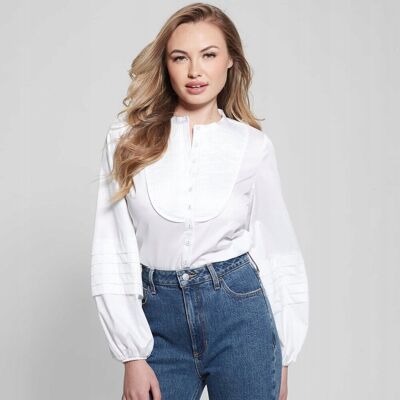 Inny producent GUESS BIAŁA KLASYCZNA KOSZULA Z DŁUGIM RĘKAWEM I GUZIKAMI S GGA Inny producent GUESS BIAŁA KLASYCZNA KOSZULA Z DŁUGIM RĘKAWEM I GUZIKAMI S GGA