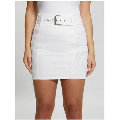 Inny producent GUESS BIAŁA MINI SPÓDNICA Z PASKIEM ORNAMENTOWE WSTAWKI 25 2GŁA Inny producent GUESS BIAŁA MINI SPÓDNICA Z PASKIEM ORNAMENTOWE WSTAWKI 25 2GŁA