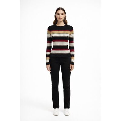 Inny producent GUESS DOPASOWANY SWETER DAMSKI W PASKI Z GŁADKIM DEKOLTEM XS GGA Inny producent GUESS DOPASOWANY SWETER DAMSKI W PASKI Z GŁADKIM DEKOLTEM XS GGA