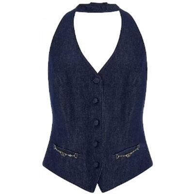 Inny producent GUESS GRANATOWY TOP ZAPINANY NA SZYI GŁADKI BAWEŁNIANY 40 1GMA Inny producent GUESS GRANATOWY TOP ZAPINANY NA SZYI GŁADKI BAWEŁNIANY 40 1GMA