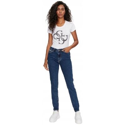Guess Jeans Jeansy Damskie Granatowy W4YA92D5CB2 Guess Jeans Jeansy Damskie Granatowy W4YA92D5CB2
