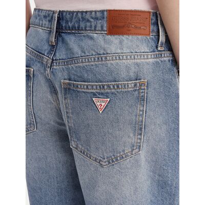 Guess Jeans Szorty jeansowe Damskie Niebieski W6GD1DD6363 Guess Jeans Szorty jeansowe Damskie Niebieski W6GD1DD6363