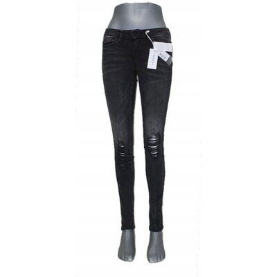 Guess Jegging jeansy damskie W73A27D2ND1 rurki z dziurami orygin. - W26/L32 Guess Jegging jeansy damskie W73A27D2ND1 rurki z dziurami orygin. - W26/L32