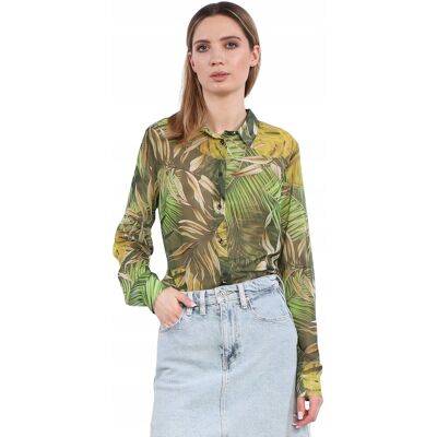 Inny producent GUESS KOSZULA DAMSKA Z WIĄZANIEM ORIENTALNY PRINT ZIELONA XS 1GŁA Inny producent GUESS KOSZULA DAMSKA Z WIĄZANIEM ORIENTALNY PRINT ZIELONA XS 1GŁA