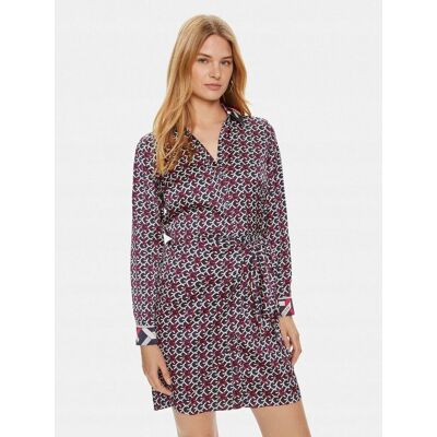 Guess KOSZULOWA SUKIENKA MINI W GEOMETRYCZNY PRINT M GŁA Guess KOSZULOWA SUKIENKA MINI W GEOMETRYCZNY PRINT M GŁA
