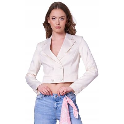 Inny producent GUESS KRÓTKA KREMOWA MARYNARKA Z KLASYCZNYMI KLAPAMI XL 1GŁA Inny producent GUESS KRÓTKA KREMOWA MARYNARKA Z KLASYCZNYMI KLAPAMI XL 1GŁA