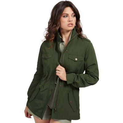 Guess Kurtka Damska Zielona Parka Casual L Gxb Guess Kurtka Damska Zielona Parka Casual L Gxb