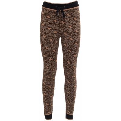 Inny producent GUESS LEGGINSY Z WZOREM GEOMETRYCZNYM I CZARNYMI LAMPASAMI XS GGA Inny producent GUESS LEGGINSY Z WZOREM GEOMETRYCZNYM I CZARNYMI LAMPASAMI XS GGA