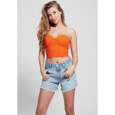 Inny producent GUESS POMARAŃCZOWY KRÓTKI TOP NA RAMIĄCZKACH Z HAFTEM XS GGA Inny producent GUESS POMARAŃCZOWY KRÓTKI TOP NA RAMIĄCZKACH Z HAFTEM XS GGA