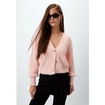 Inny producent GUESS RÓŻOWY SWETER DAMSKI Z DEKOLTEM V I OZDOBNYMI GUZIKAMI S GŁA Inny producent GUESS RÓŻOWY SWETER DAMSKI Z DEKOLTEM V I OZDOBNYMI GUZIKAMI S GŁA