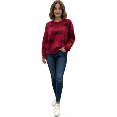 Inny producent GUESS RÓŻOWY SWETER Z NADRUKIEM I OKRĄGŁYM DEKOLTEM S 2GNA Inny producent GUESS RÓŻOWY SWETER Z NADRUKIEM I OKRĄGŁYM DEKOLTEM S 2GNA