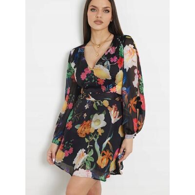 Guess SUKIENKA KOKTAJLOWA DAMSKA KOLOROWA MINI M 1GŁA Guess SUKIENKA KOKTAJLOWA DAMSKA KOLOROWA MINI M 1GŁA