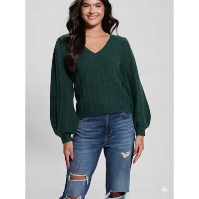 Inny producent GUESS SWETER DAMSKI Z WEŁNĄ ZIELONY Z DEKOLTEM V S 1GŁA Inny producent GUESS SWETER DAMSKI Z WEŁNĄ ZIELONY Z DEKOLTEM V S 1GŁA