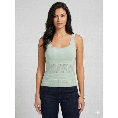 Inny producent GUESS TOP NA SZEROKICH RAMIĄCZKACH Z AŻUROWYM WZOREM XL GGA Inny producent GUESS TOP NA SZEROKICH RAMIĄCZKACH Z AŻUROWYM WZOREM XL GGA