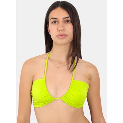 mc2 saint barth Halter Neck Bandeau Top - 71 Lime mc2 saint barth Halter Neck Bandeau Top - 71 Lime