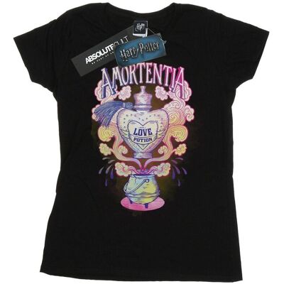 Harry Potter Bawełniana Koszulka Damska / Damska Love Potion (XL 8,5-9 / Czarny) Harry Potter Bawełniana Koszulka Damska / Damska Love Potion (XL 8,5-9 / Czarny)