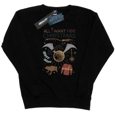 Harry Potter Bluza Damska All I Want For (M / Czarny) Harry Potter Bluza Damska All I Want For (M / Czarny)