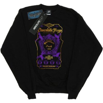 Harry Potter Bluza Damska / Damska Z Kolorową Etykietą Chocolate Frogs (L / Czarny) Harry Potter Bluza Damska / Damska Z Kolorową Etykietą Chocolate Frogs (L / Czarny)