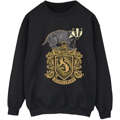 Harry Potter Bluza Damska Herb Hufflepuff (S (52-55 Cm) / Czarny) Harry Potter Bluza Damska Herb Hufflepuff (S (52-55 Cm) / Czarny)