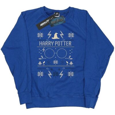 Harry Potter Bluza Damska Wzory (M / Lazurowy) Harry Potter Bluza Damska Wzory (M / Lazurowy)