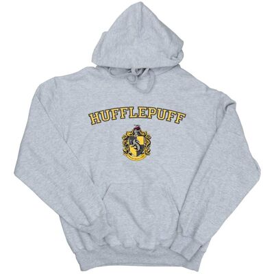 Harry Potter Bluza Z Kapturem Damska Herb Hufflepuff (S (52-55 Cm) / Jasnoszary) Harry Potter Bluza Z Kapturem Damska Herb Hufflepuff (S (52-55 Cm) / Jasnoszary)
