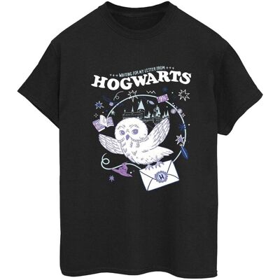 Harry Potter Damska Bawełniana Koszulka Chłopięca Z Listem Od Sowy Z Hogwartu (3XL / Czarny) Harry Potter Damska Bawełniana Koszulka Chłopięca Z Listem Od Sowy Z Hogwartu (3XL / Czarny)