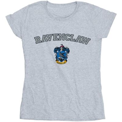 Harry Potter Damska Bawełniana Koszulka Z Herbem Ravenclawu (S (52-55 Cm) / Jasnoszary) Harry Potter Damska Bawełniana Koszulka Z Herbem Ravenclawu (S (52-55 Cm) / Jasnoszary)